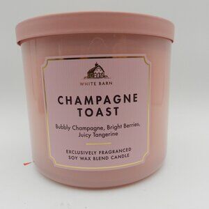 Bath & Body Works White Barn Champagne Toast 3-Wick Candle 14.5 oz